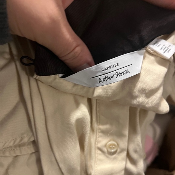 & Other Stories Satin Polo Shirt - Size 2 - Picture 14 of 15